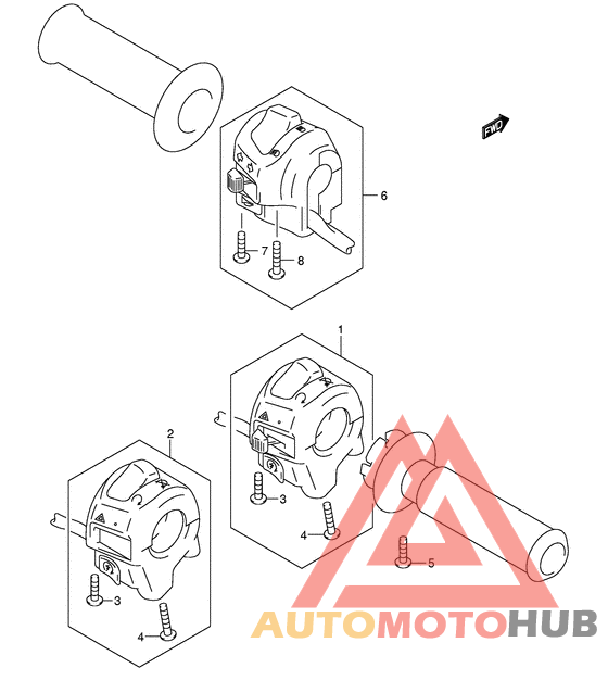 Рулевой переключатель