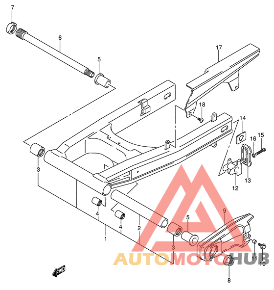 Маятник задний