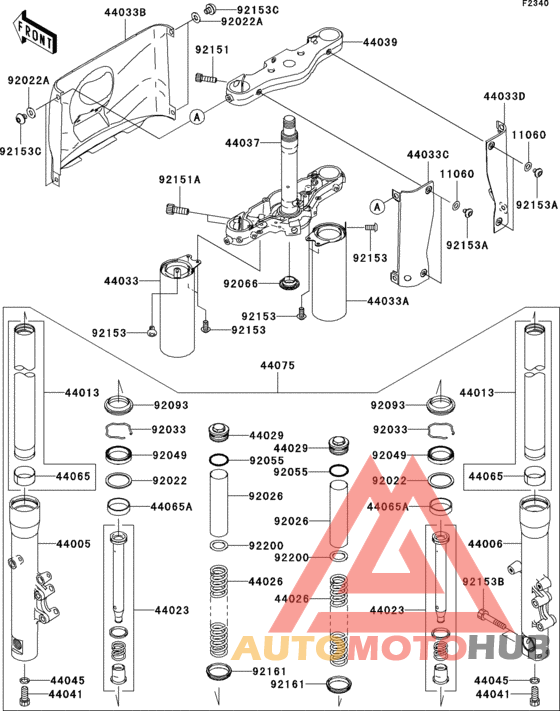Front fork(a6f)