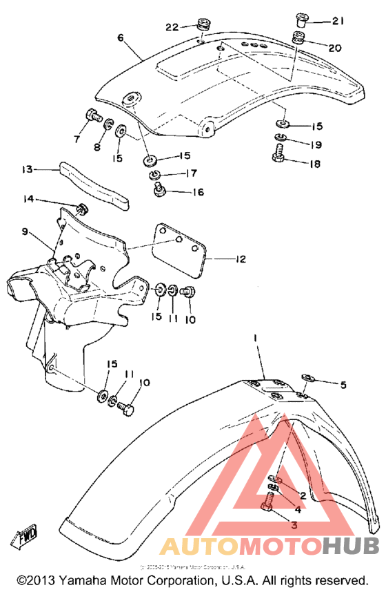 Front fender - rear fender