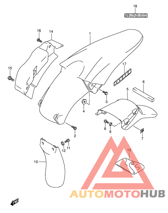 Заднее крыло