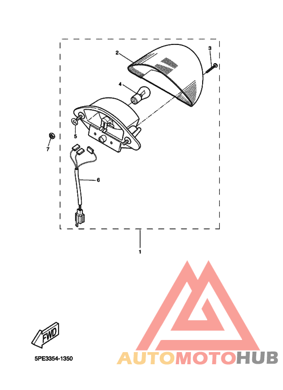 Taillight unit ass`y