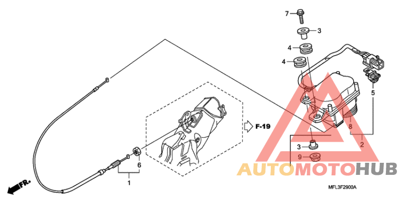 Сервомотор в сборе