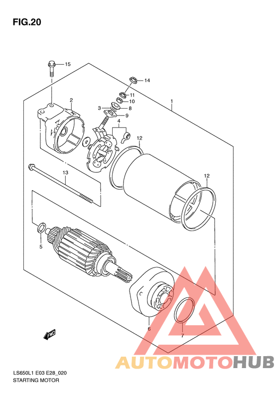 Стартерный мотор