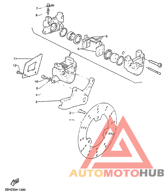 Задний суппорт