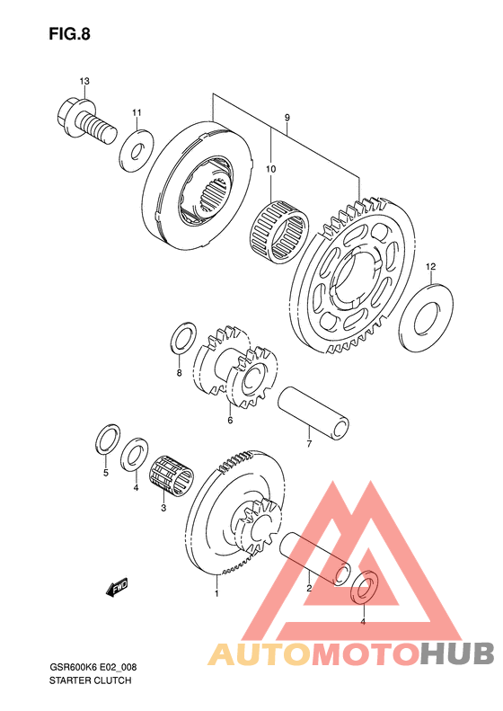 Муфта стартера