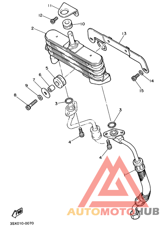 Oil coolerkit