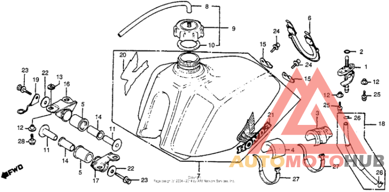 Fuel tank 80