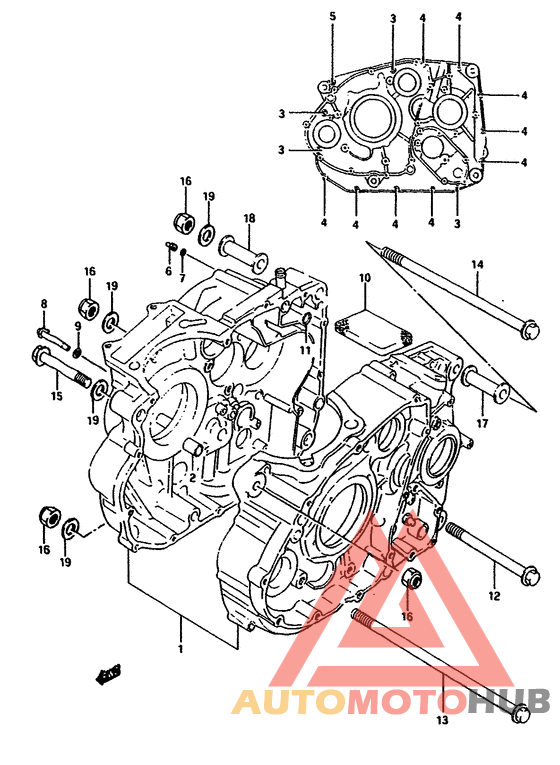 Картер двигателя