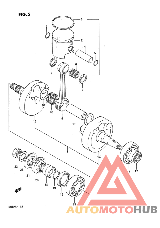 Вал коленчатый