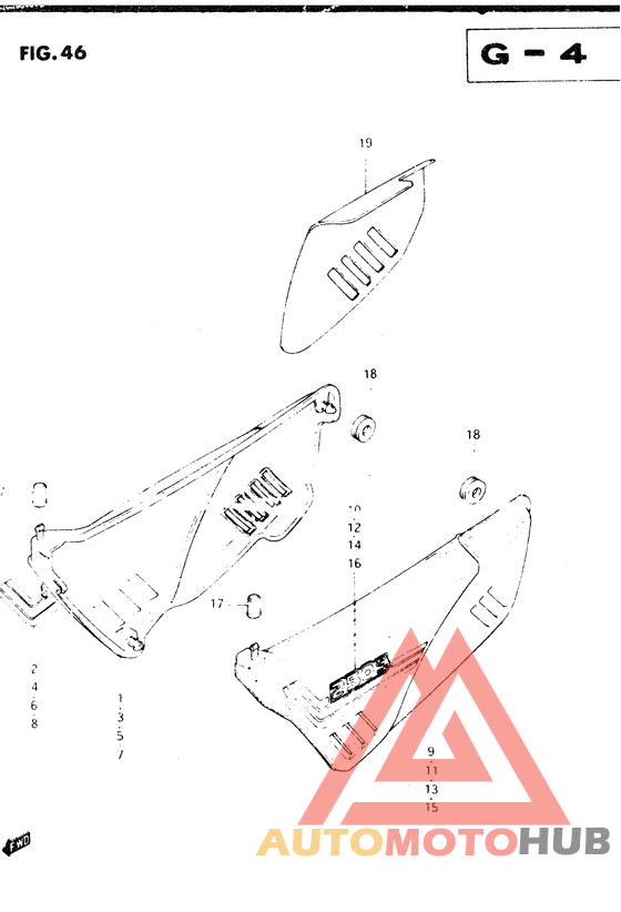 Обтекатель задний