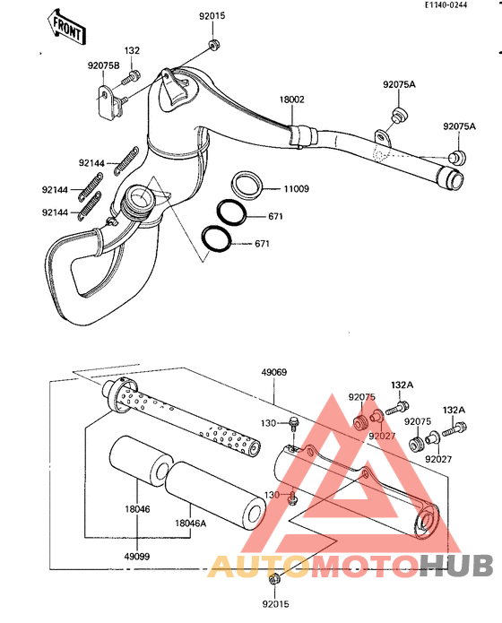 Muffler comp