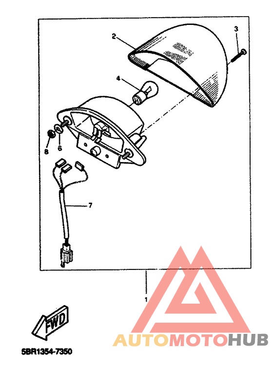 Taillight unit ass`y