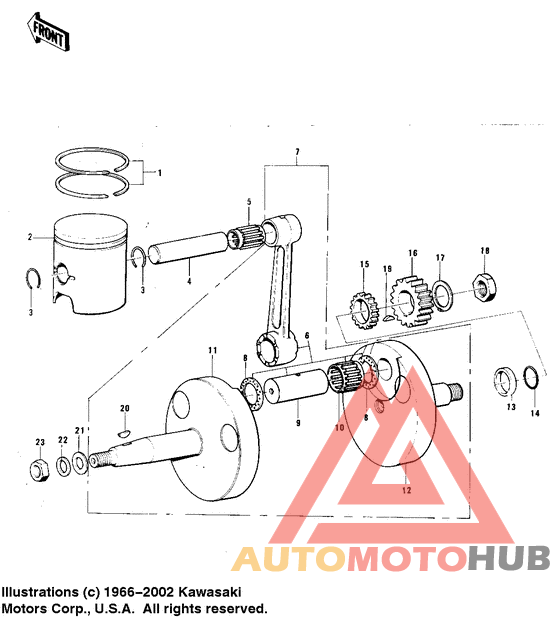 Crankshaft/piston