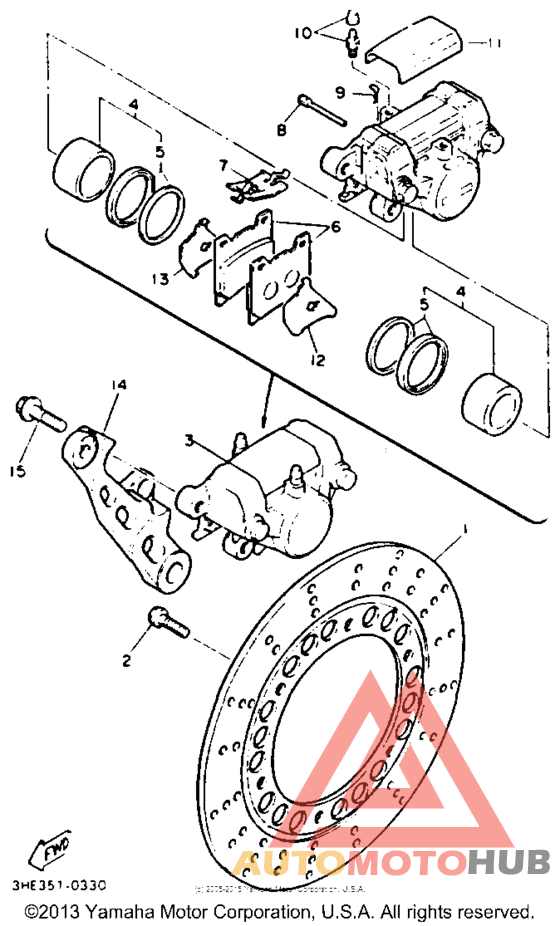 Задний суппорт