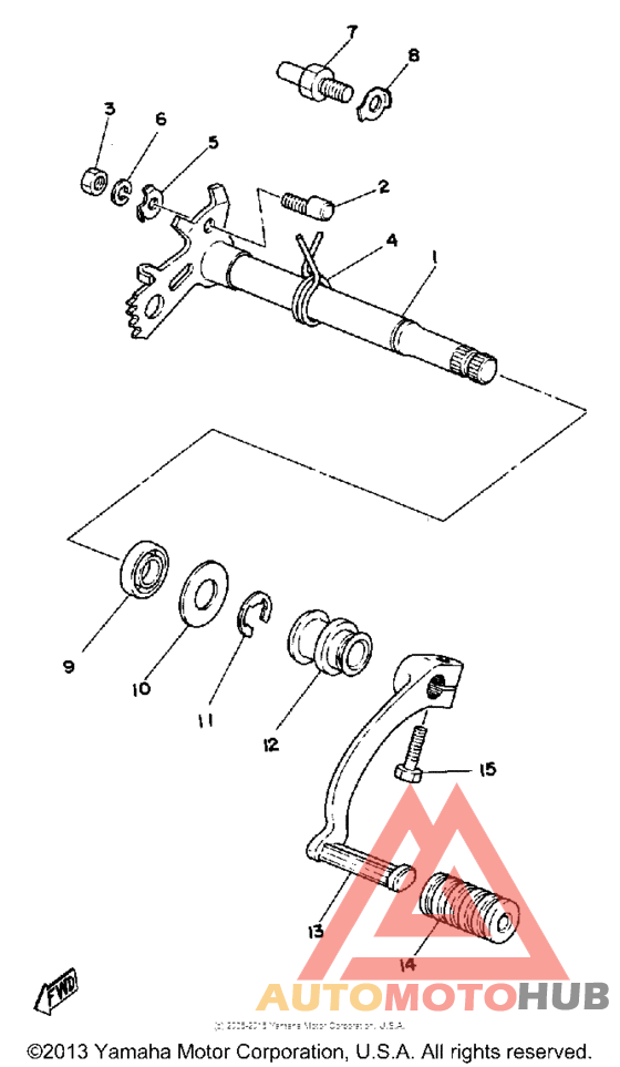 Вал переключения