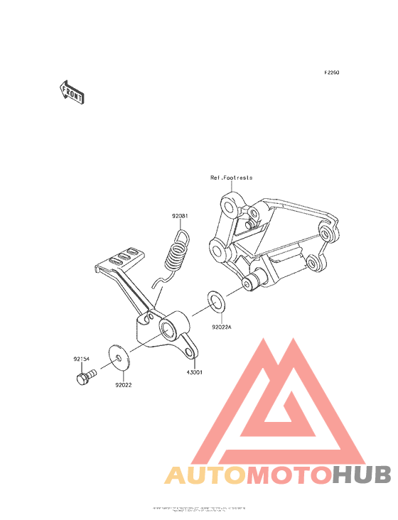 Педаль тормоза