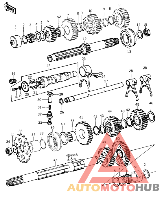 Transmission/change drum