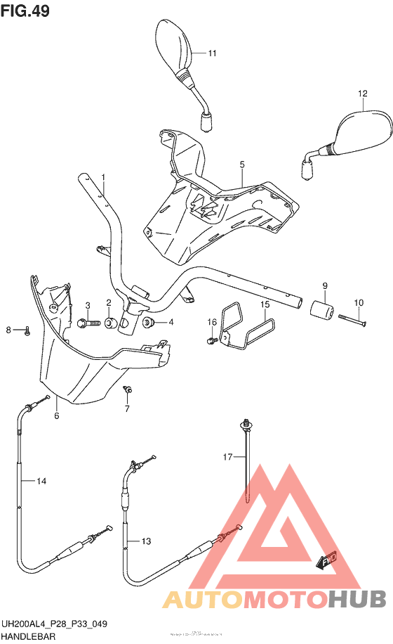 Handlebar (Uh200Al4 P28)