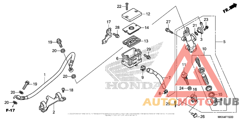 Rear Brake Master Cylinder (1)