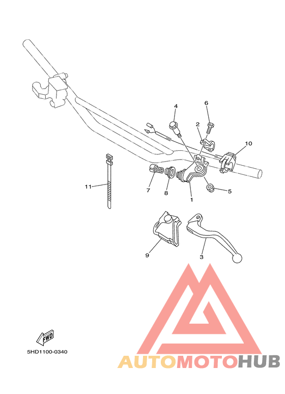 Handle switch. lever