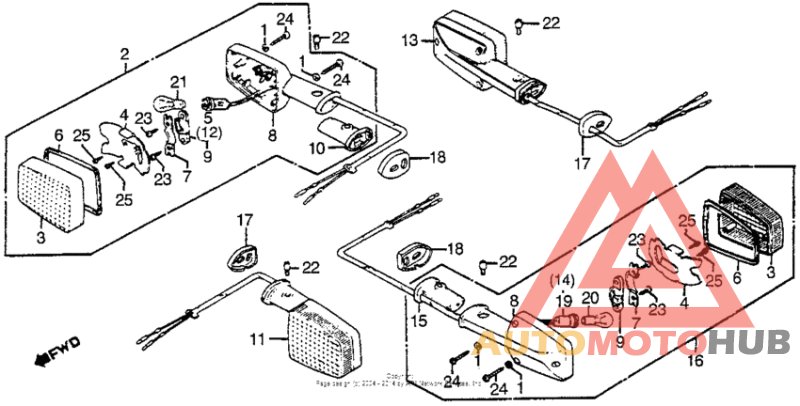 Задний фонарь