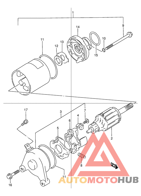 Стартерный мотор