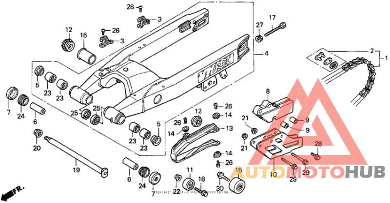 Swingarm 91-92
