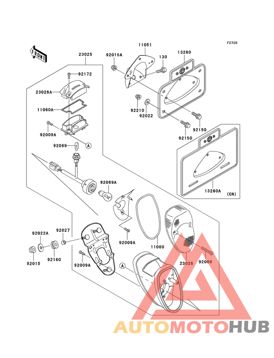 Taillight unit ass`y