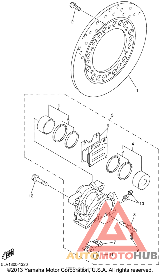 Задний суппорт