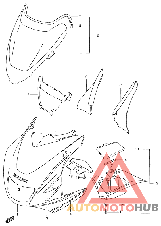 Cowling body