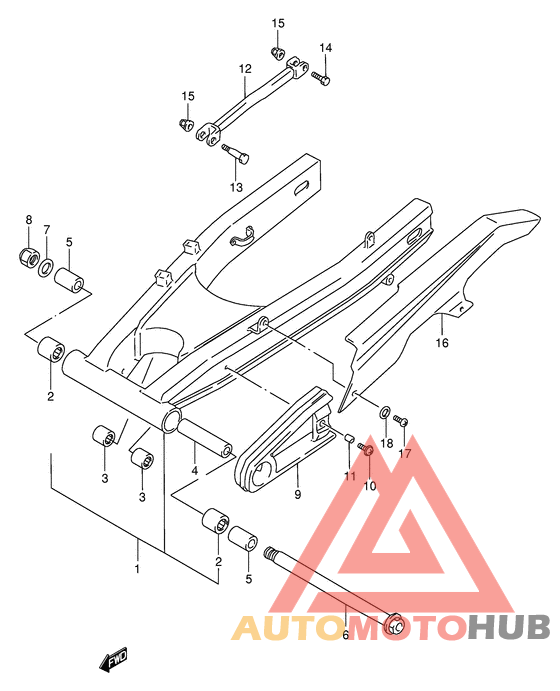 Маятник задний