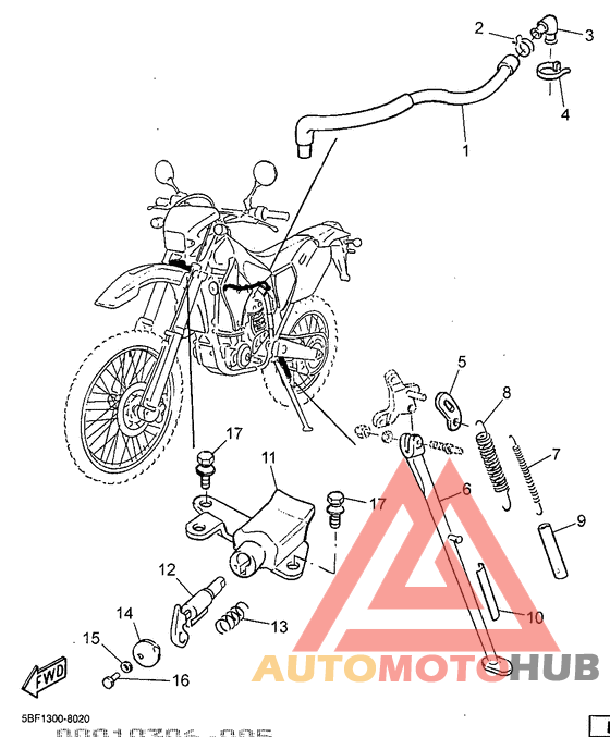 Steering lock - stand