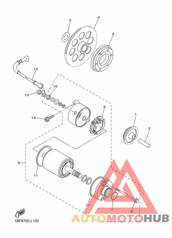 Муфта стартера