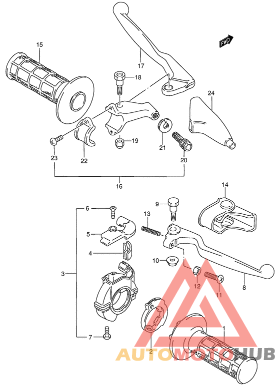 Рулевой рычаг