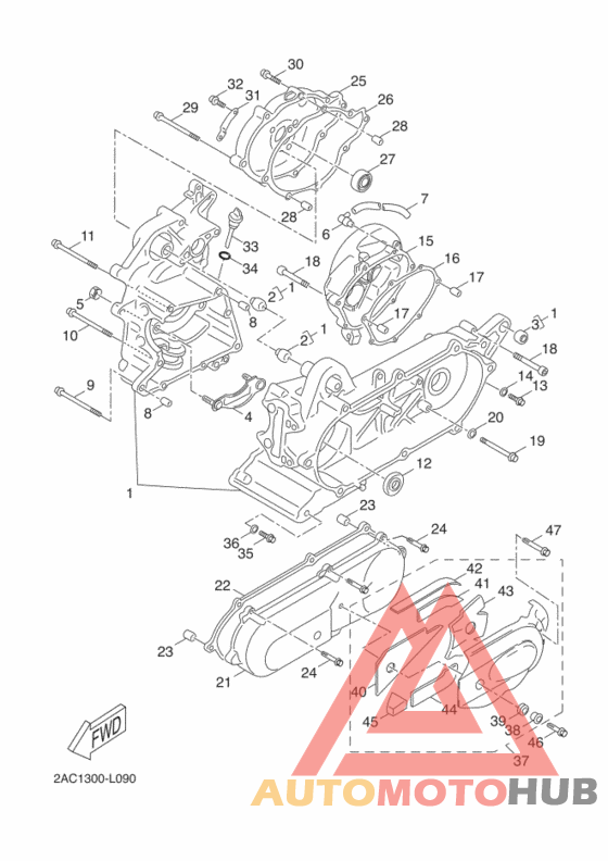 Картер двигателя