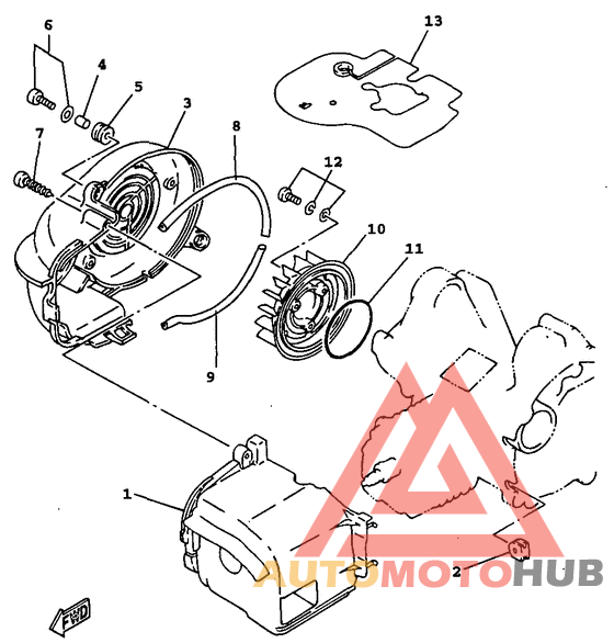 Air shroud. fan