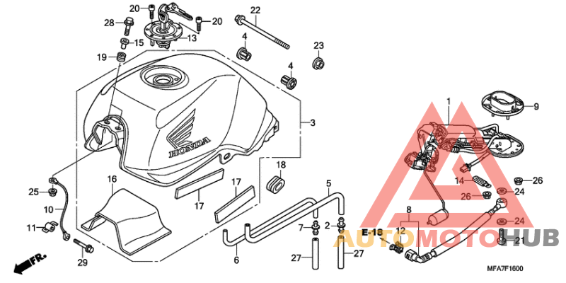 Fuel tank/fuel pump