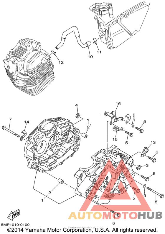 Картер двигателя