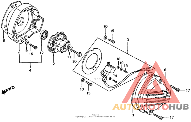 Spark advancer + pulse generator 82-86