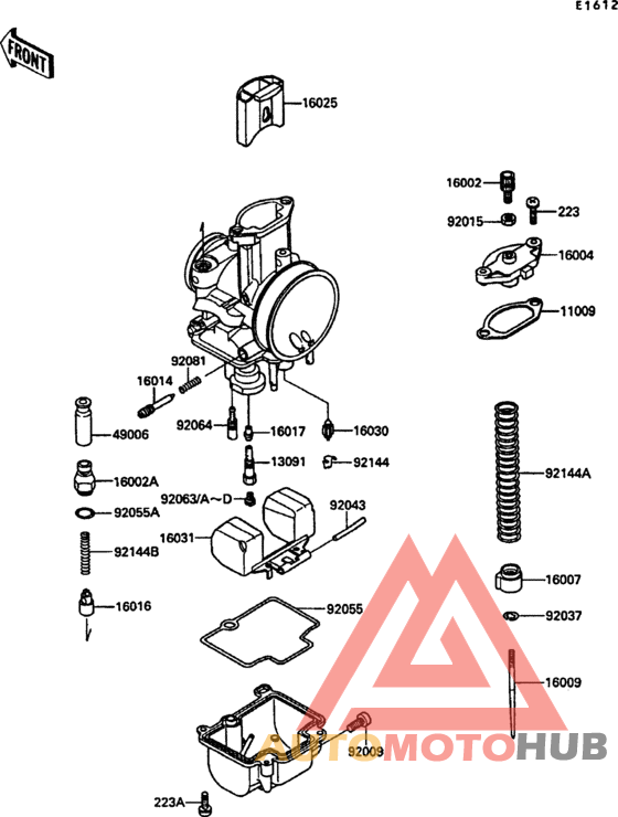 Карбюратор в разборе