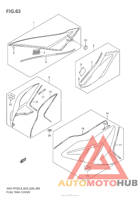 Fuel Tank Cover (E33)