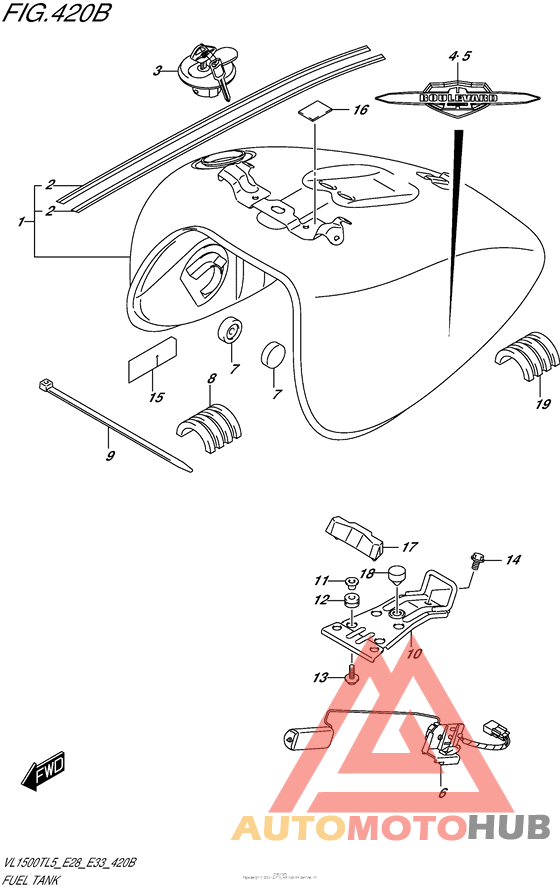 Fuel Tank (Vl1500Tl5 E33)
