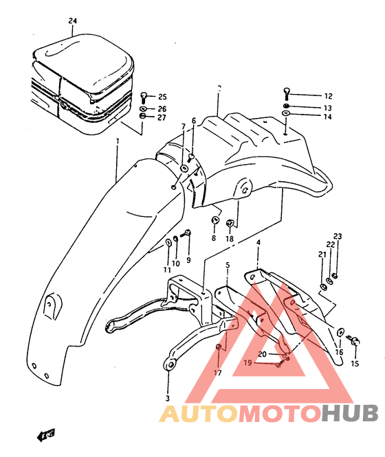 Заднее крыло