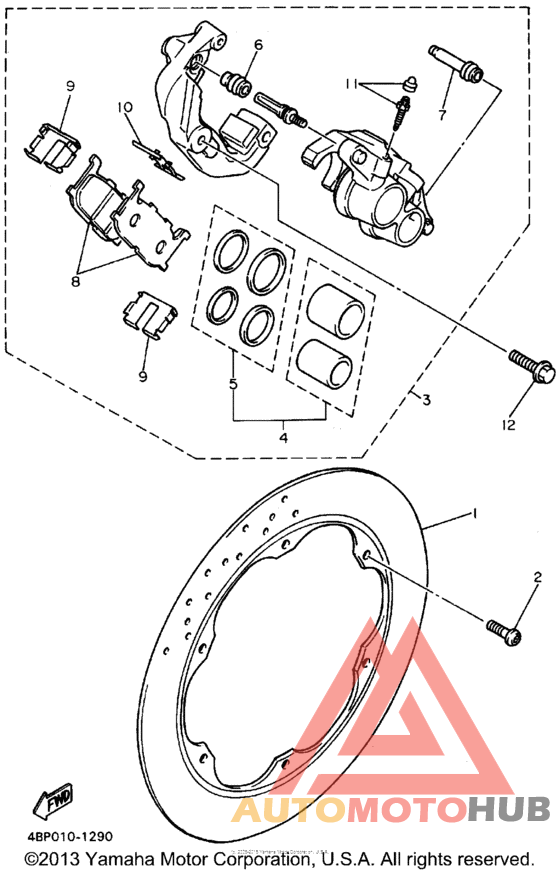 Передний суппорт