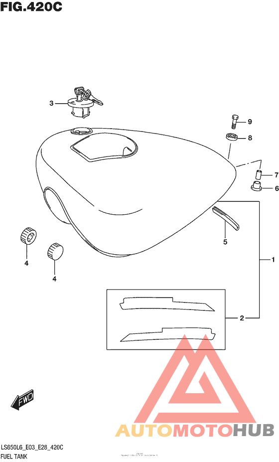 Fuel Tank (Ls650L6 E33)