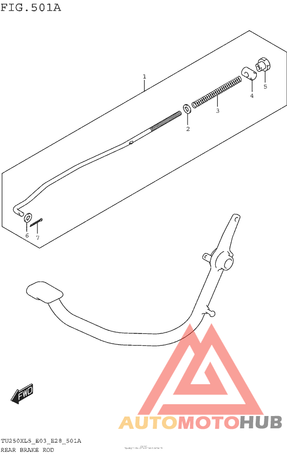 Rear Brake Rod
