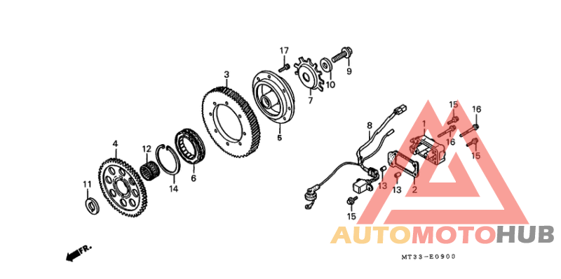 Муфта стартера