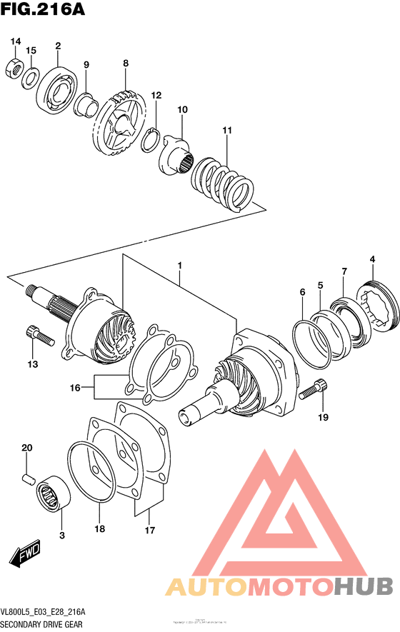 Secondary Drive Gear