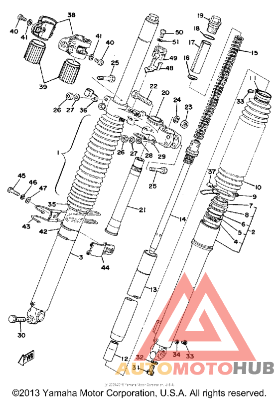 Передняя вилка